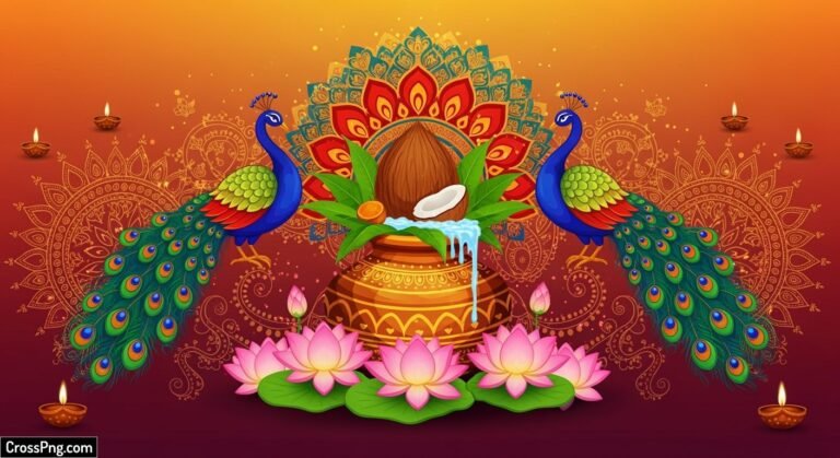 Navratri invitation background image 3