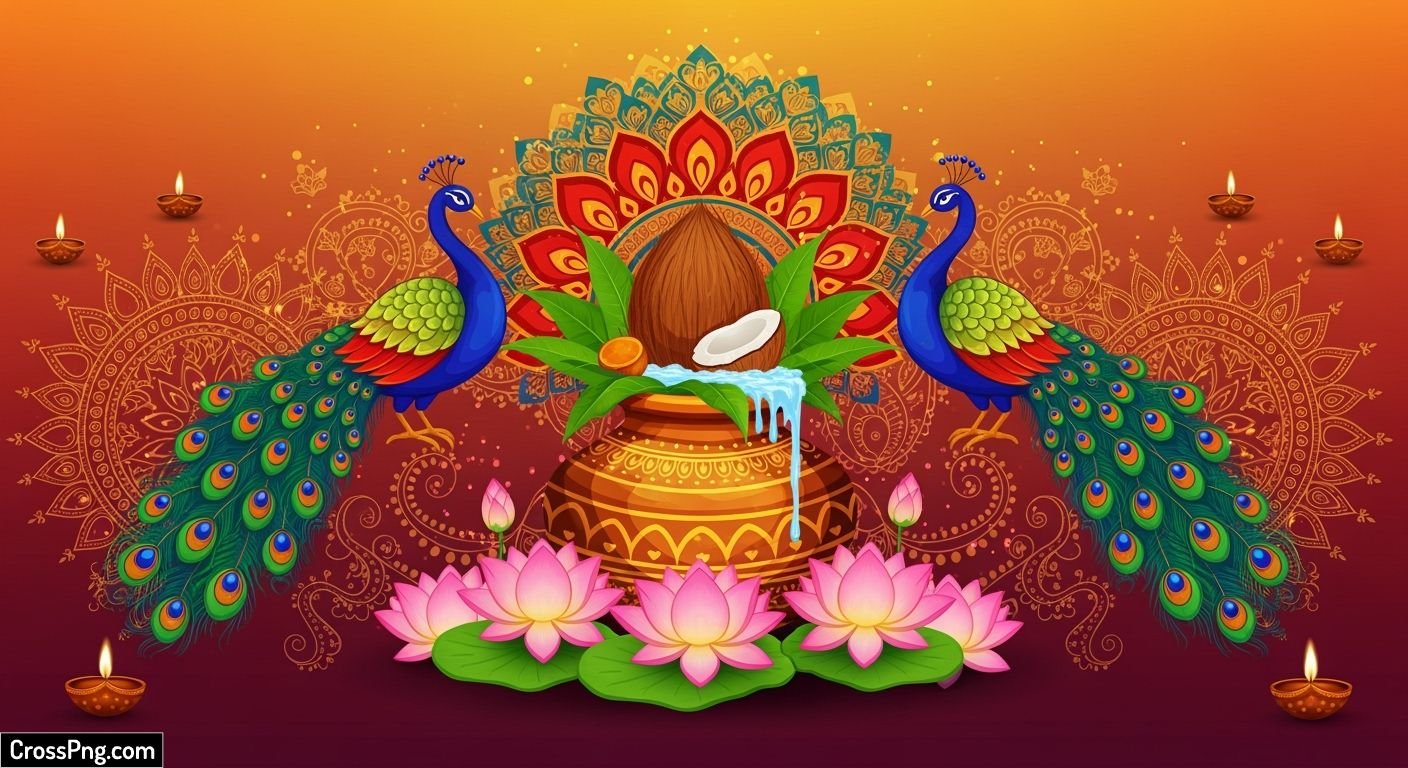Navratri invitation background image 3