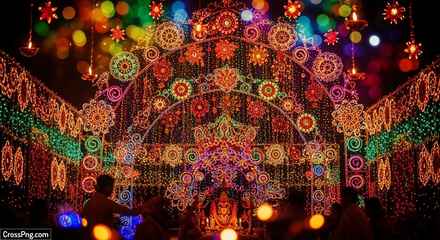 Navratri light background image 2