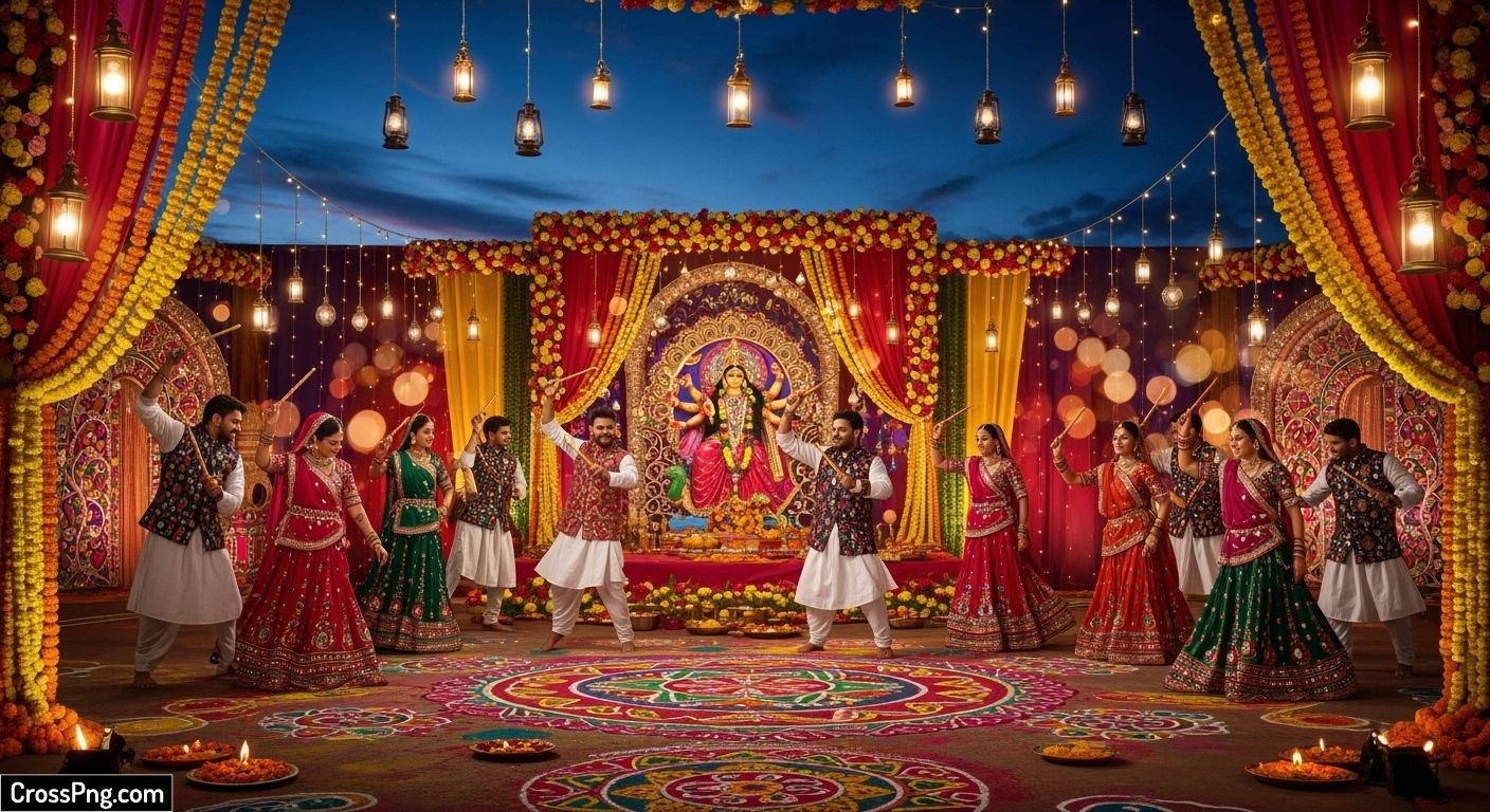 Navratri photo editing background image