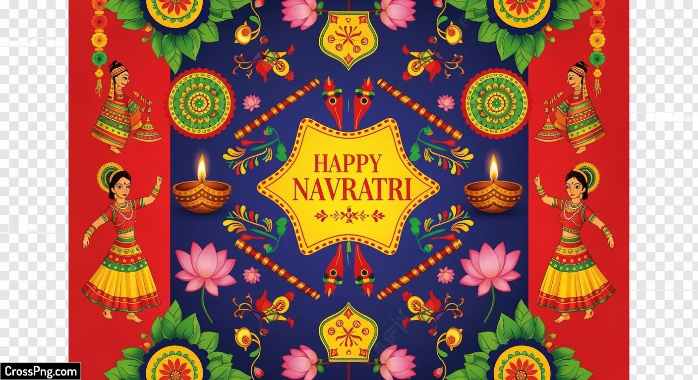 Navratri png background image 2