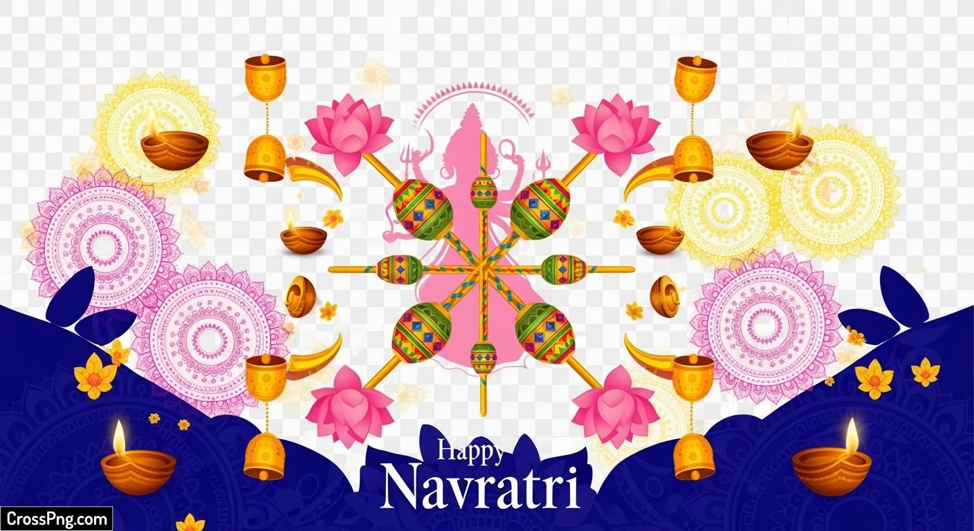 Navratri png background image 5