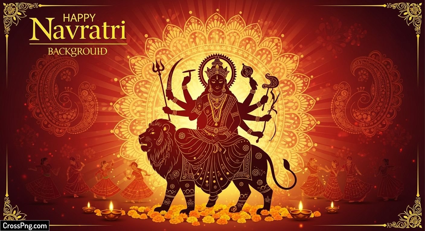 Navratri poster background hd image 3