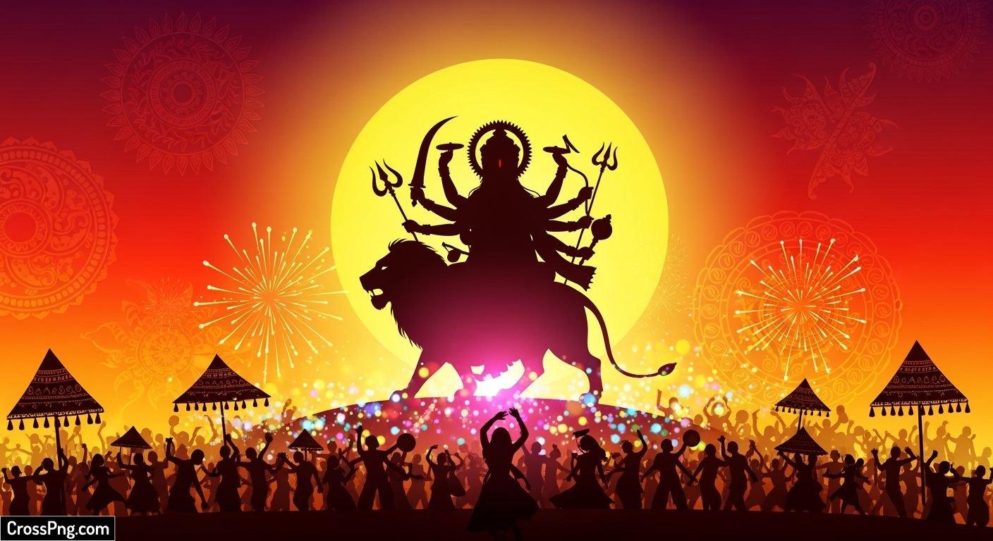 Navratri poster background image