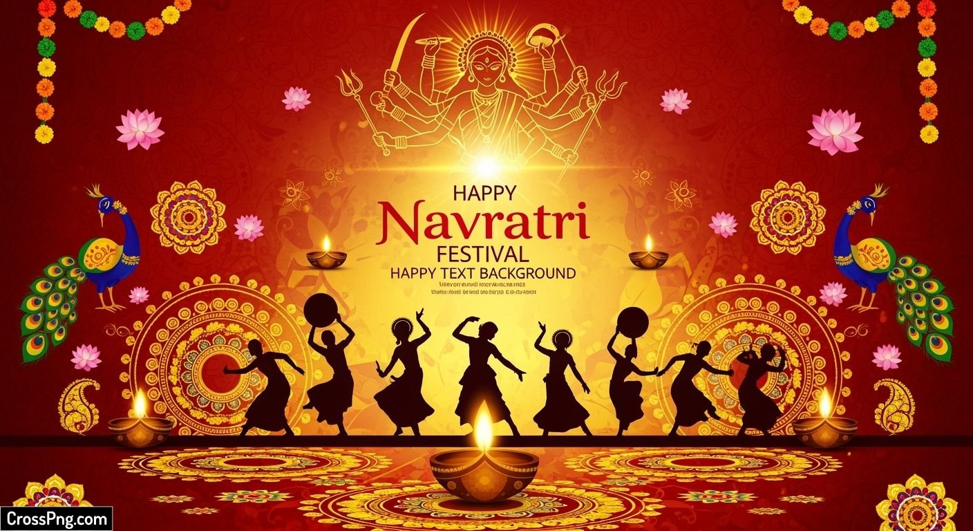Navratri poster background image 2