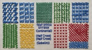 Needlepoint background stitches image