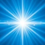 Neon blue background image