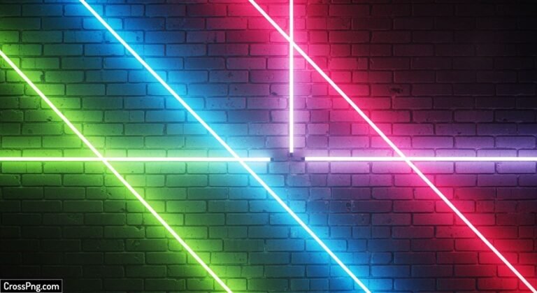 Neon brick wall background image