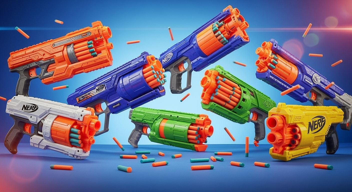 Nerf background blue image 2