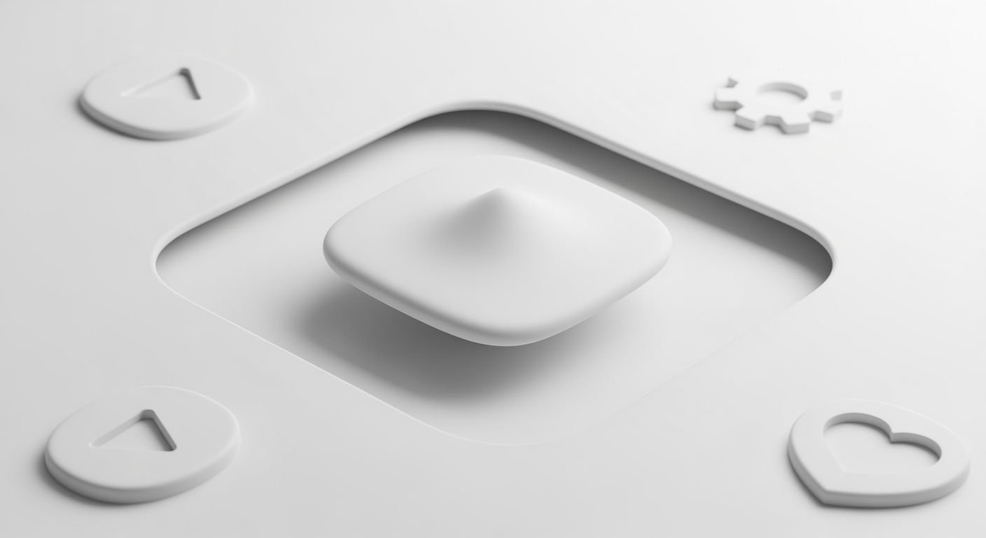 Neumorphism white background image 3