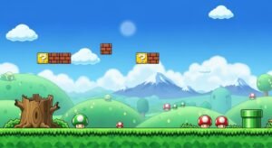 New super mario bros u background image 4