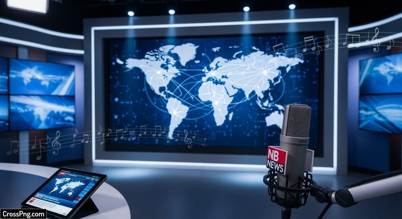 News background music image 3