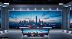News studio background image 2