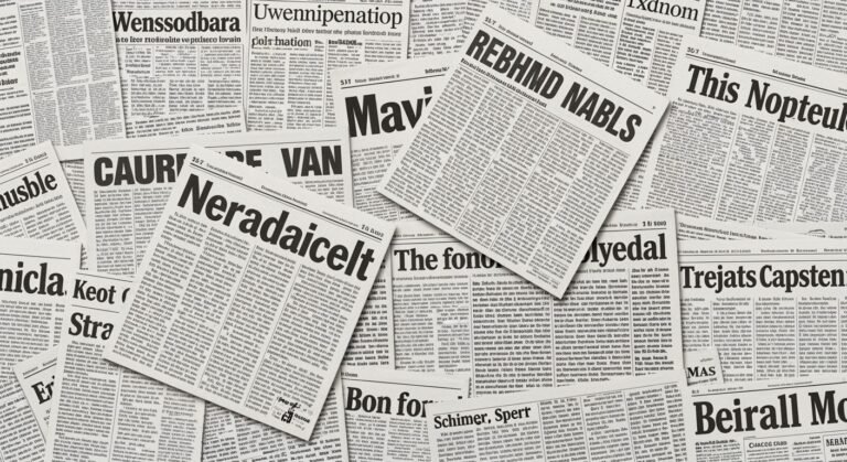 Newspaper background image