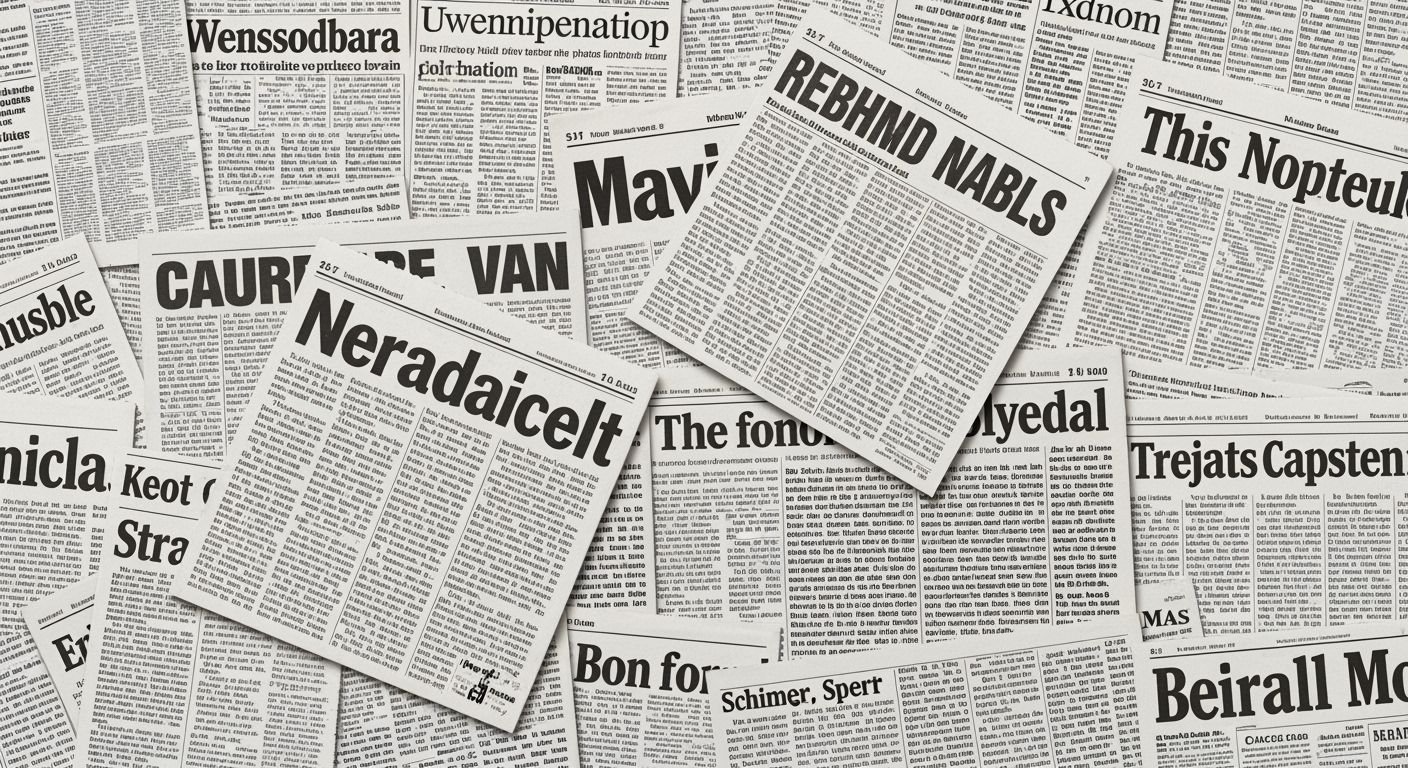 Newspaper background image