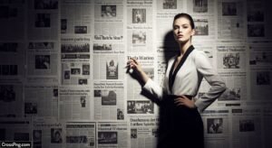 Newspaper background photoshoot image