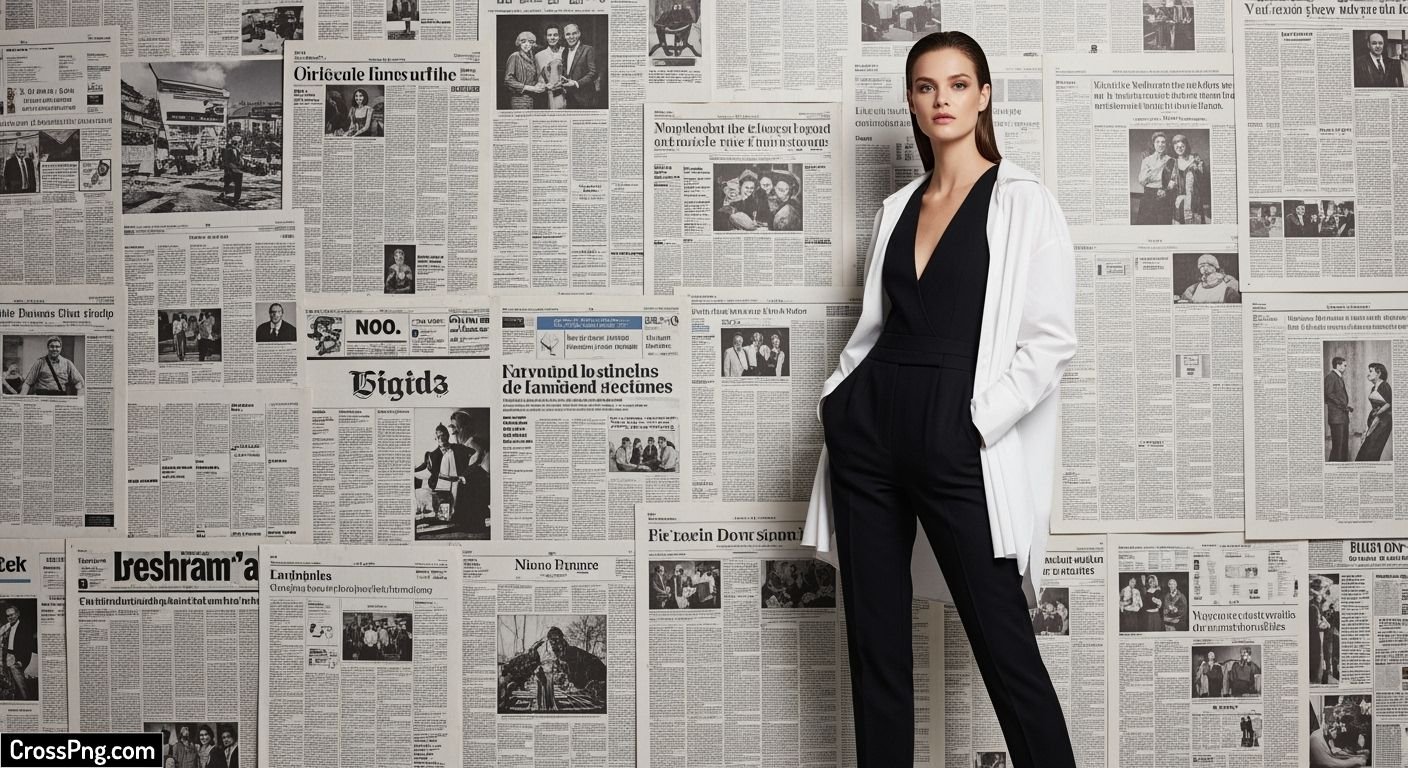 Newspaper background photoshoot image 2
