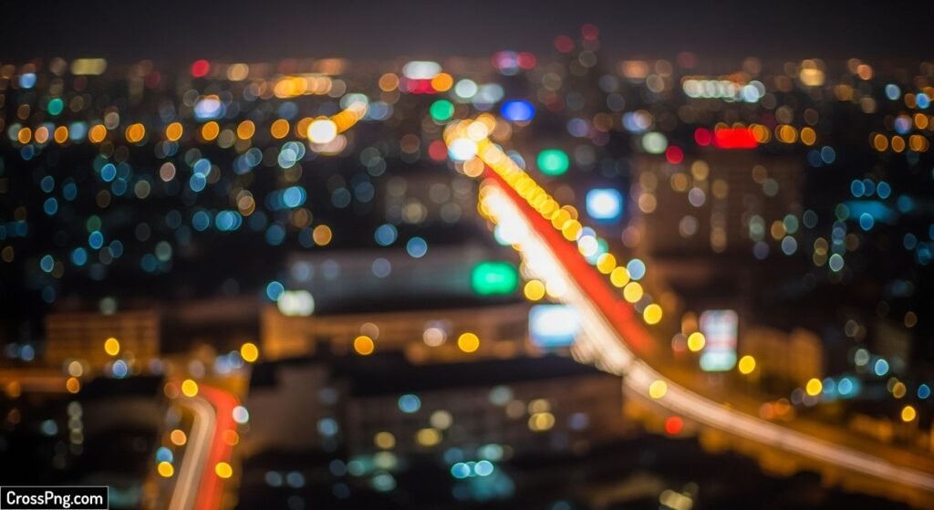 Night blur background image