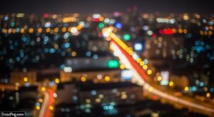 Night blur background image