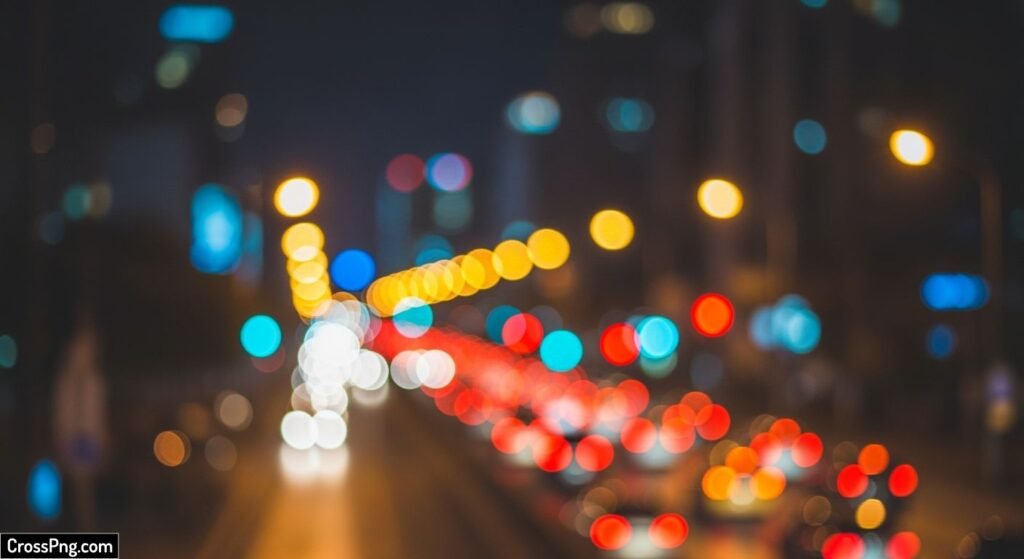 Night blur background image