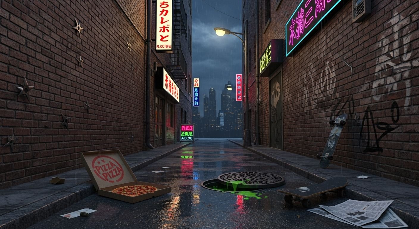 Ninja turtles background image 3