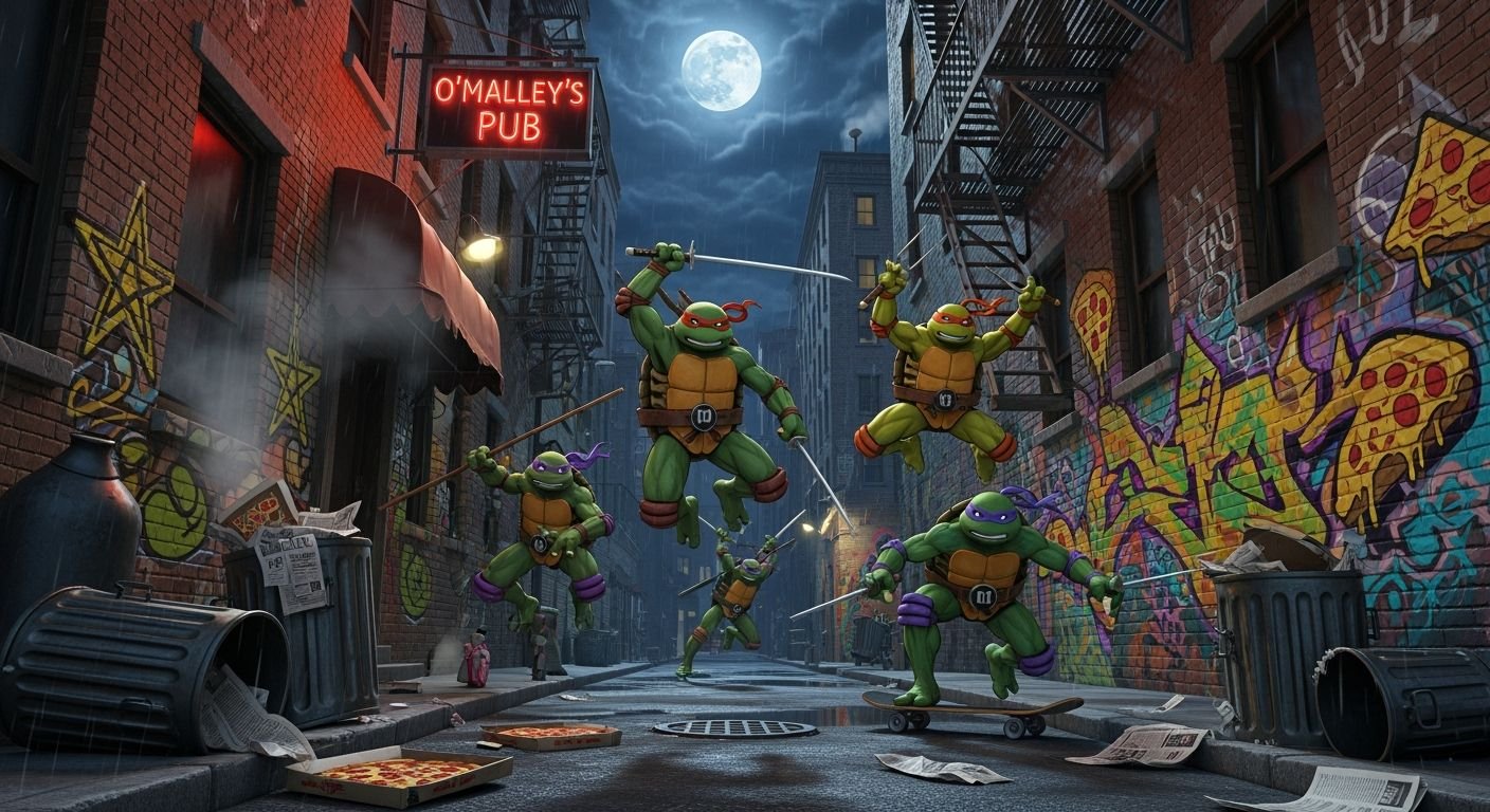 Ninja turtles background image 4