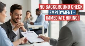 No background check employment image 3