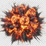 No background explosion clip image 4