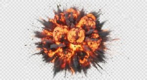 No background explosion clip image 4