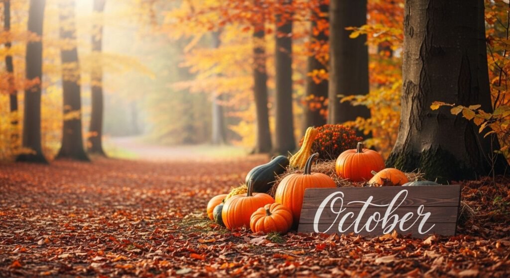 October background image