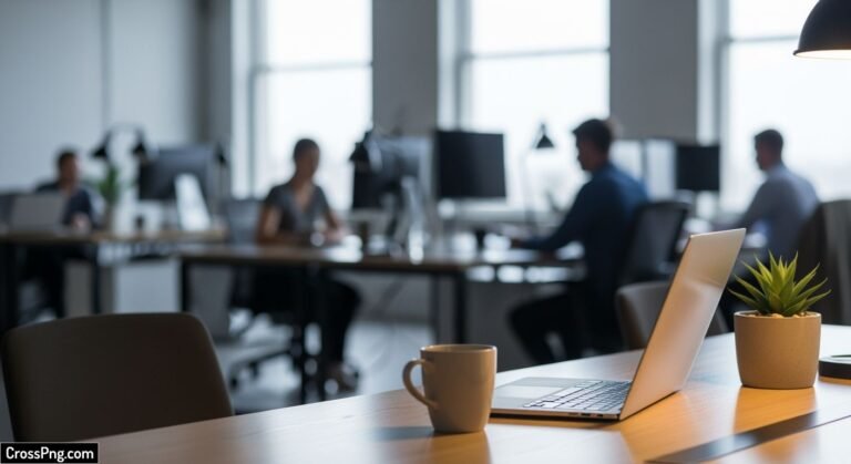 Office blur background image