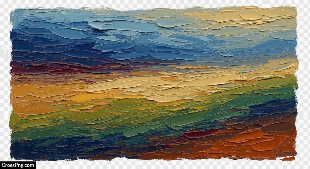 Oil painting background png image