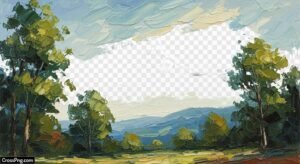 Oil painting background png image 2