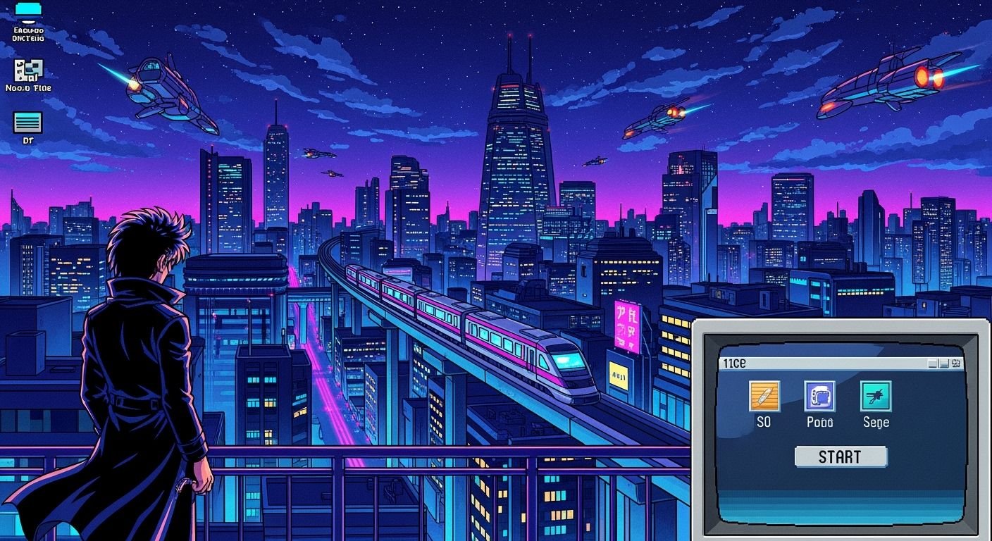 Old anime pc background image 2