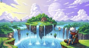 Old anime pc background image