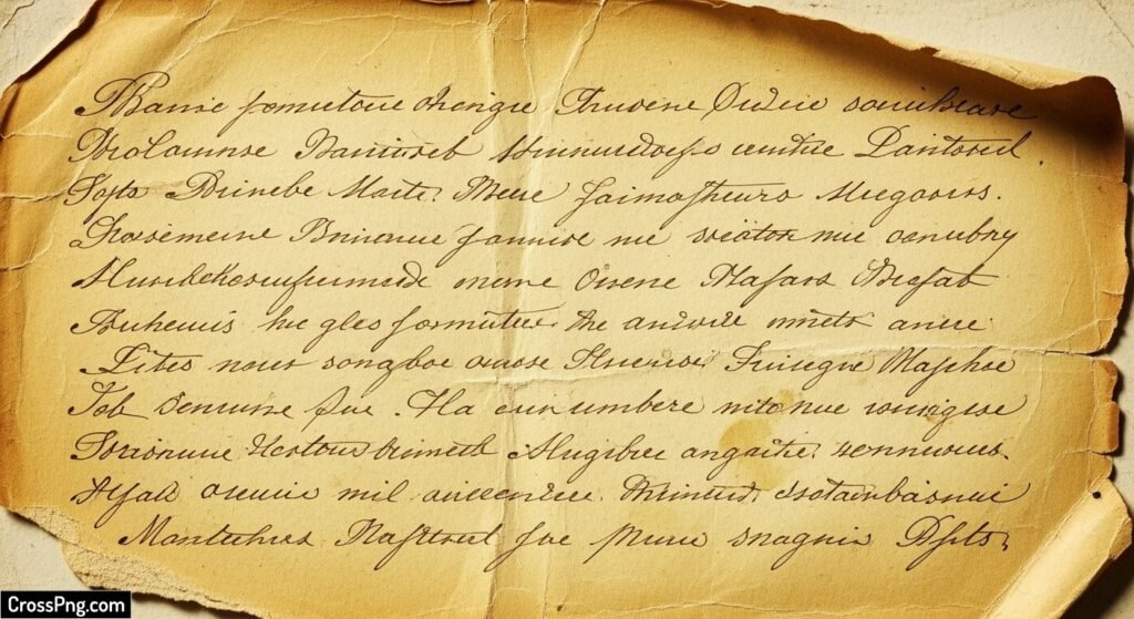 Old letter background image