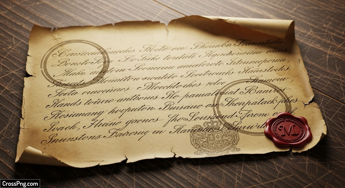 Old letter background image