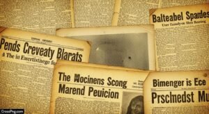 Old newspaper background image