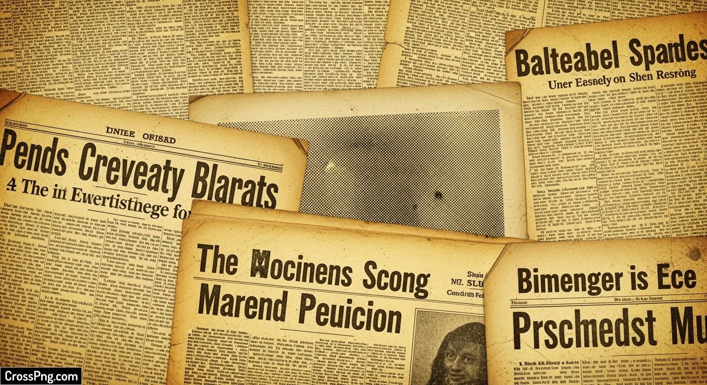 Old newspaper background image