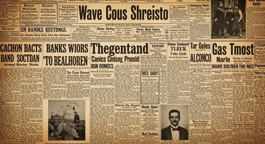 Old newspaper background image