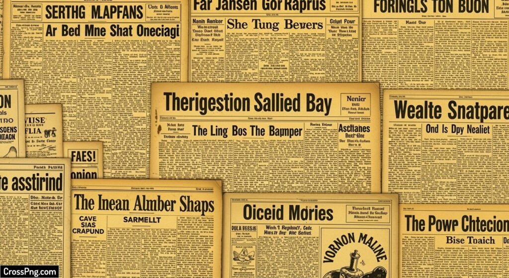 Old newspaper background image