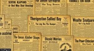 Old newspaper background image