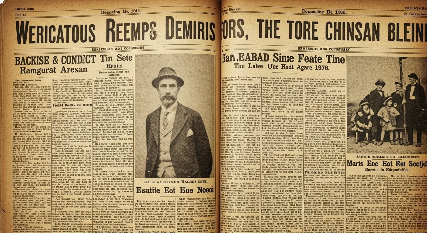 Old newspaper background image 4