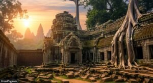 Old temple background image 2