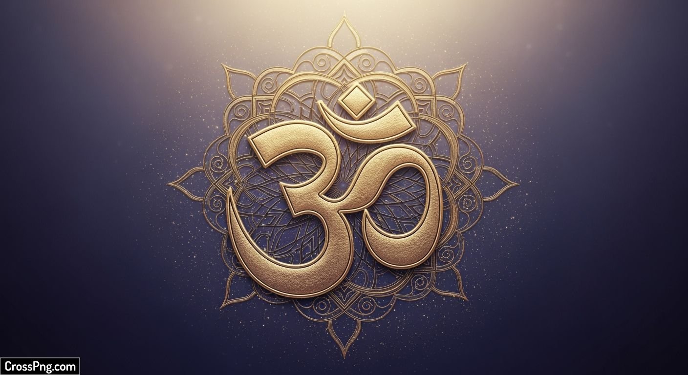 Om background image