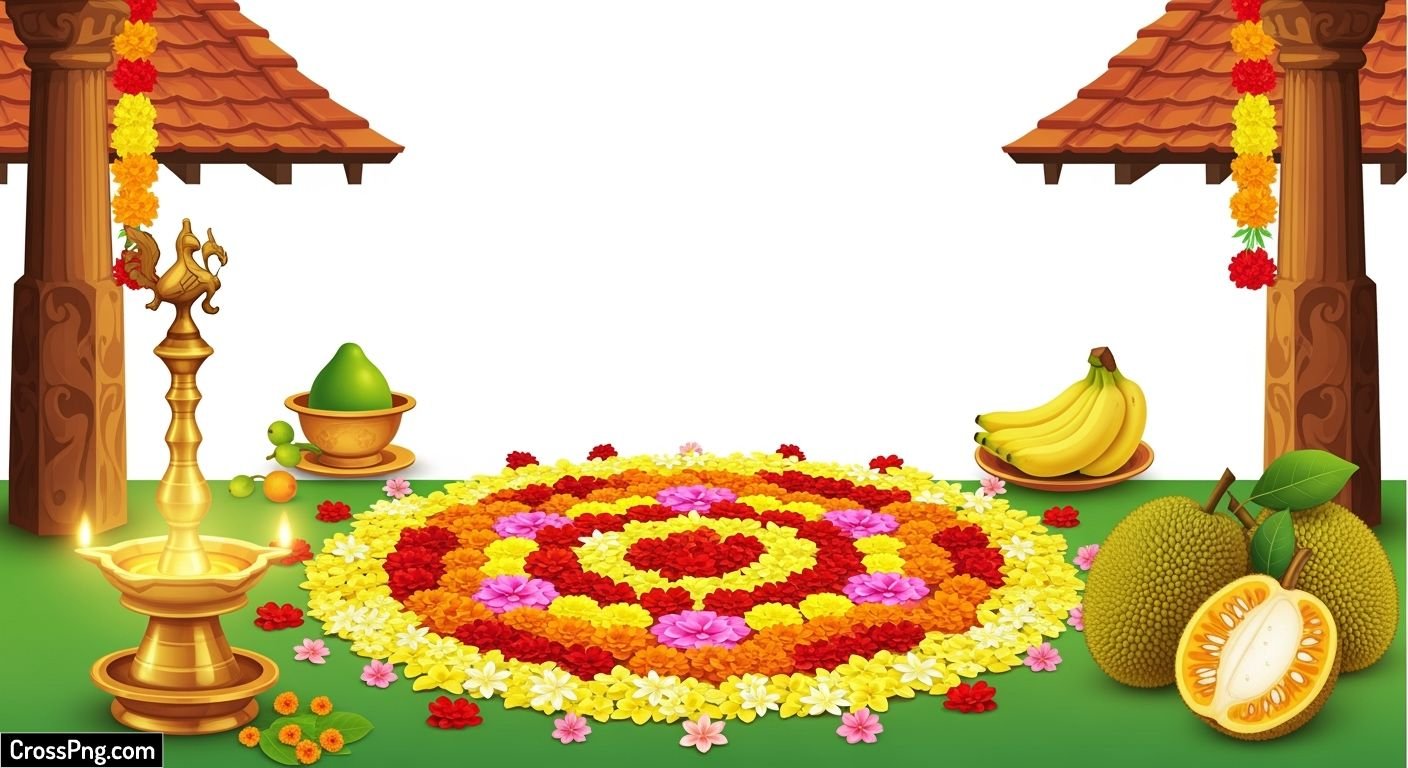 Onam background png image 2