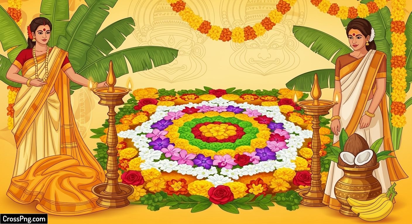 Onam poster background image