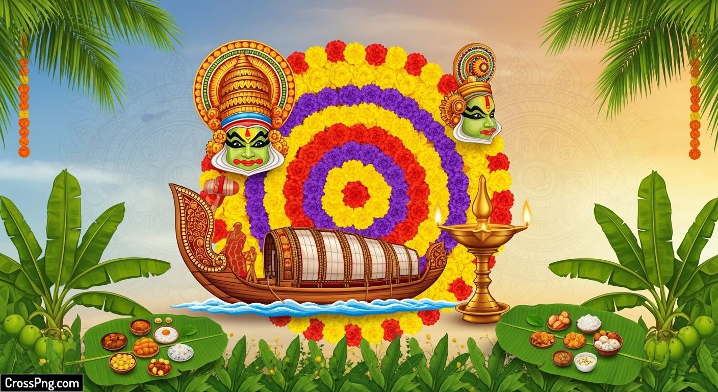 Onam poster background image 2