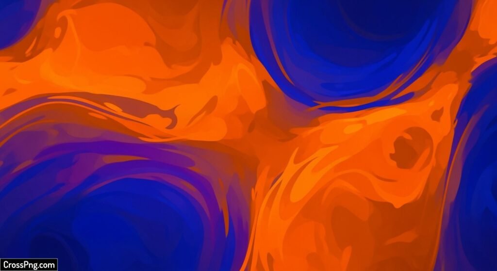 Orange and blue abstract background image