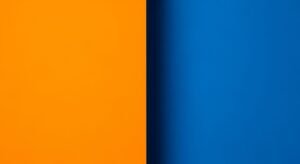Orange and blue background image 2